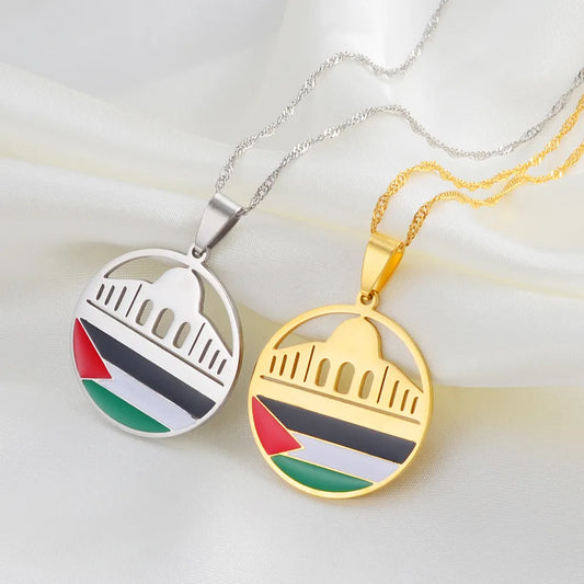 Al-Aqsa Mosque Palestine Pendant Necklaces