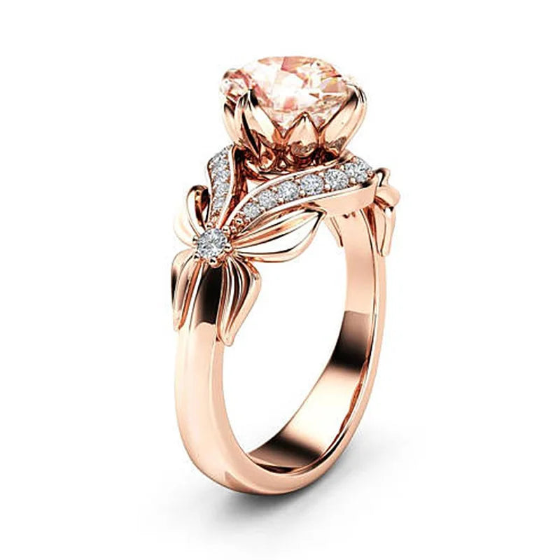 Geometric Radiance Bridal Ring