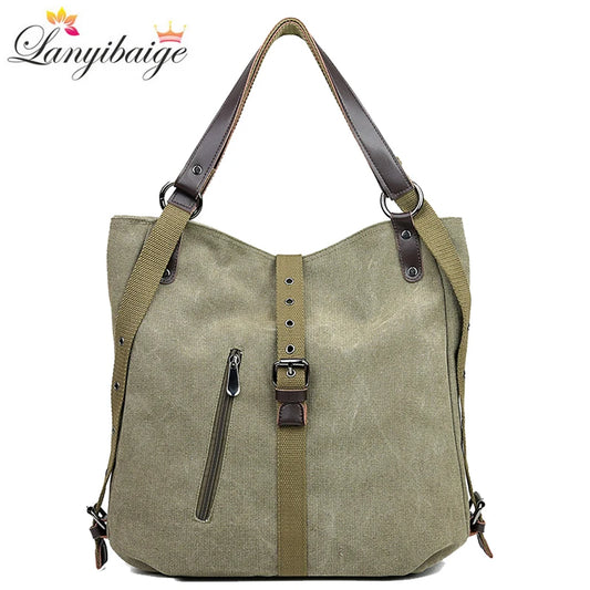 Eco-Chic Canvas Carryall - Glamourize 