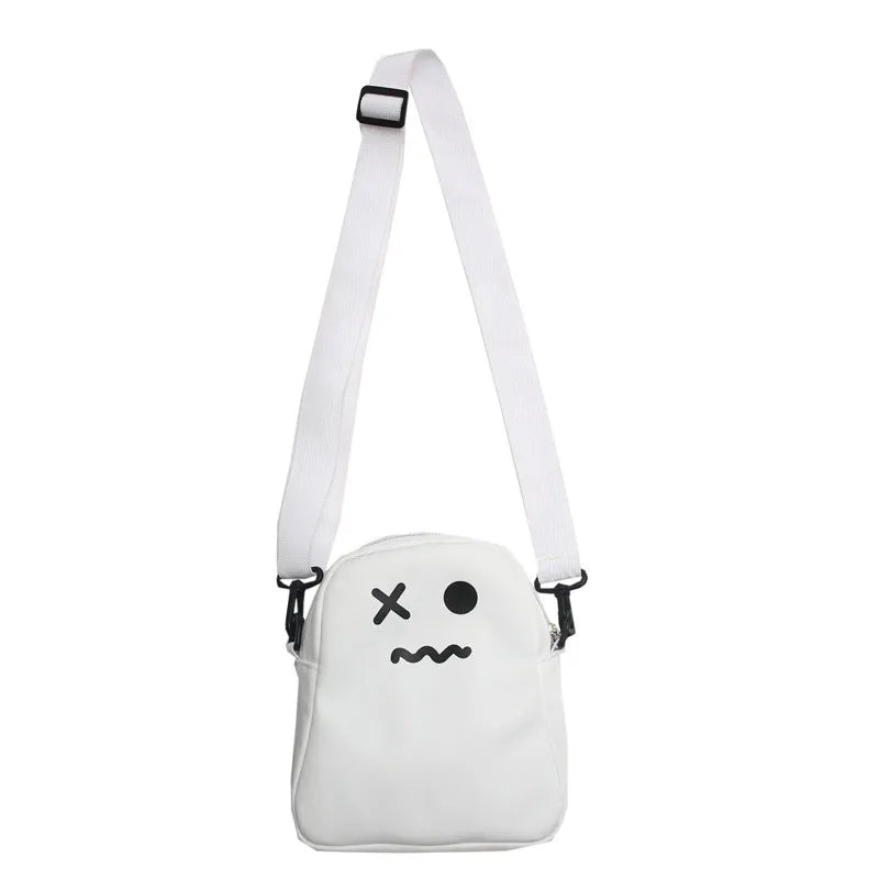 Spooky Chic Canvas Tote - Kawaii Ghost Design - Glamourize 