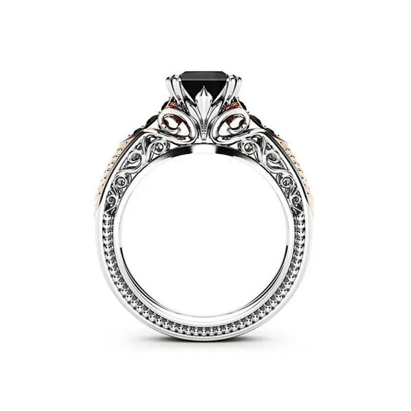 Geometric Radiance Bridal Ring