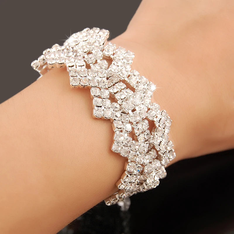 Moonlit Serenade Crystal Bracelet