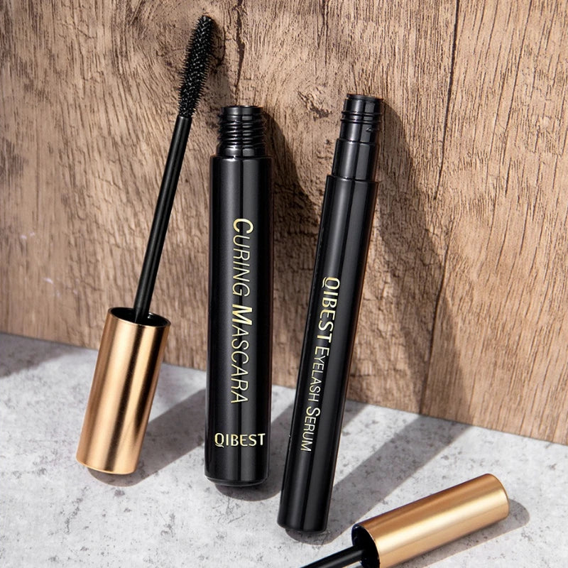 Qibest Eyelash Growth Serum and Mascara Set