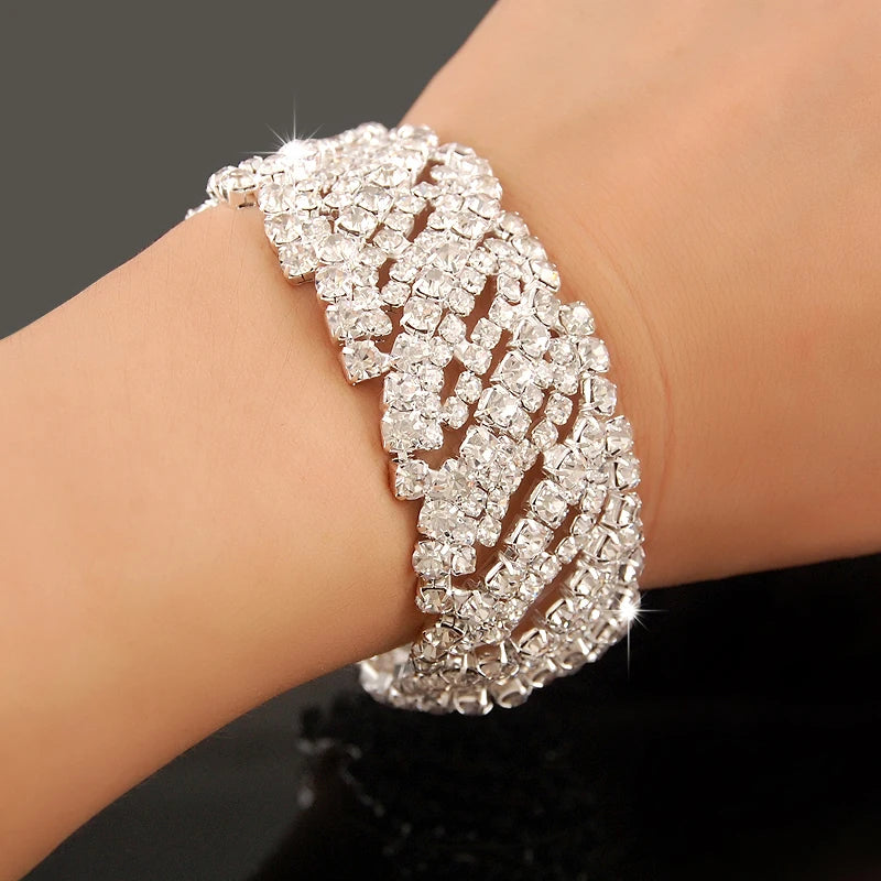 Moonlit Serenade Crystal Bracelet