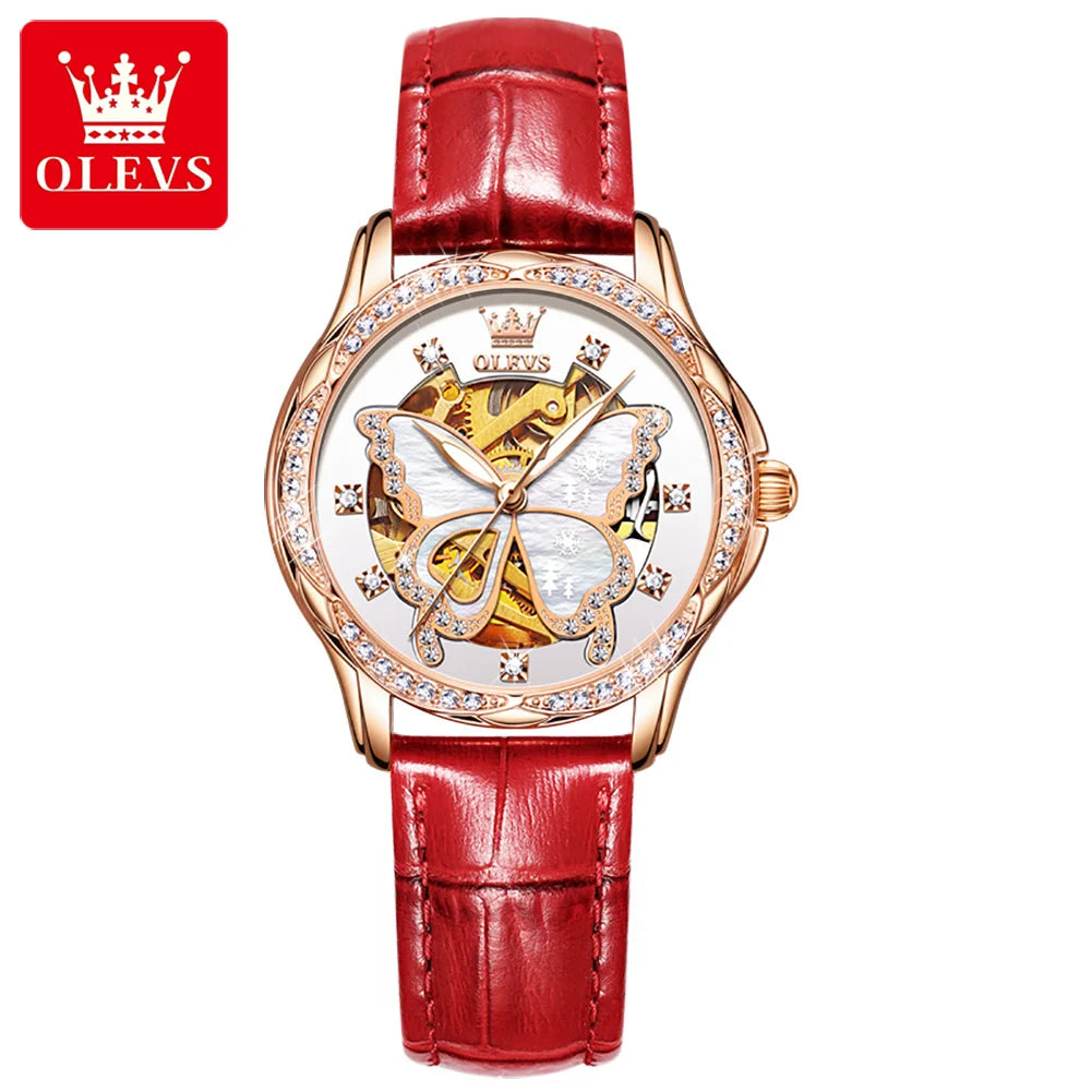 OLEVS Butterfly Mechanical Women’s Watch and Set