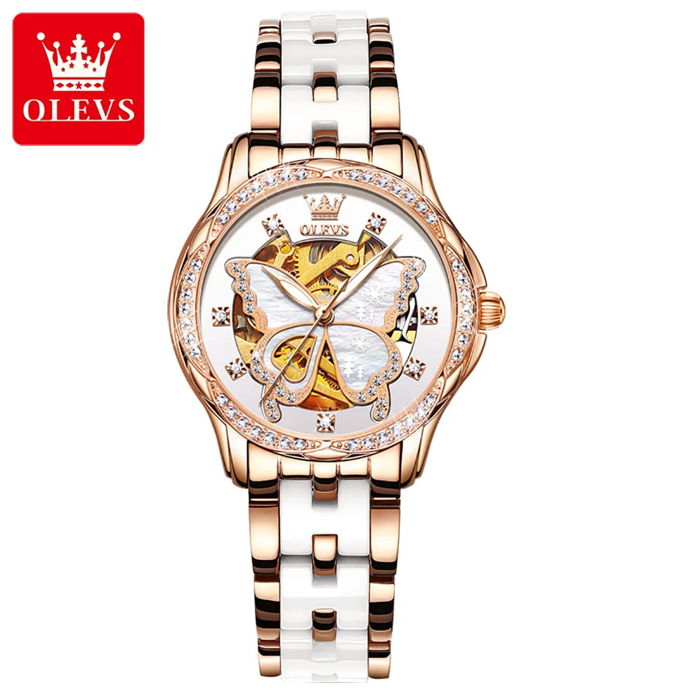 OLEVS Butterfly Mechanical Women’s Watch and Set