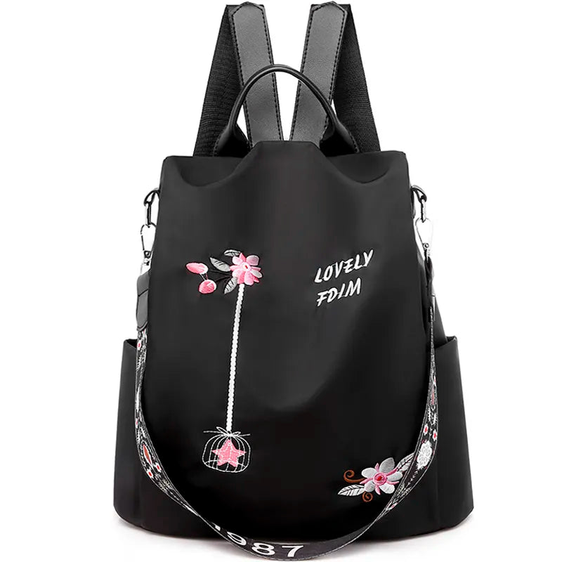 Embroidery and Print Waterproof Anti-Theft  Backpacks and Tote Bags - Glamourize 