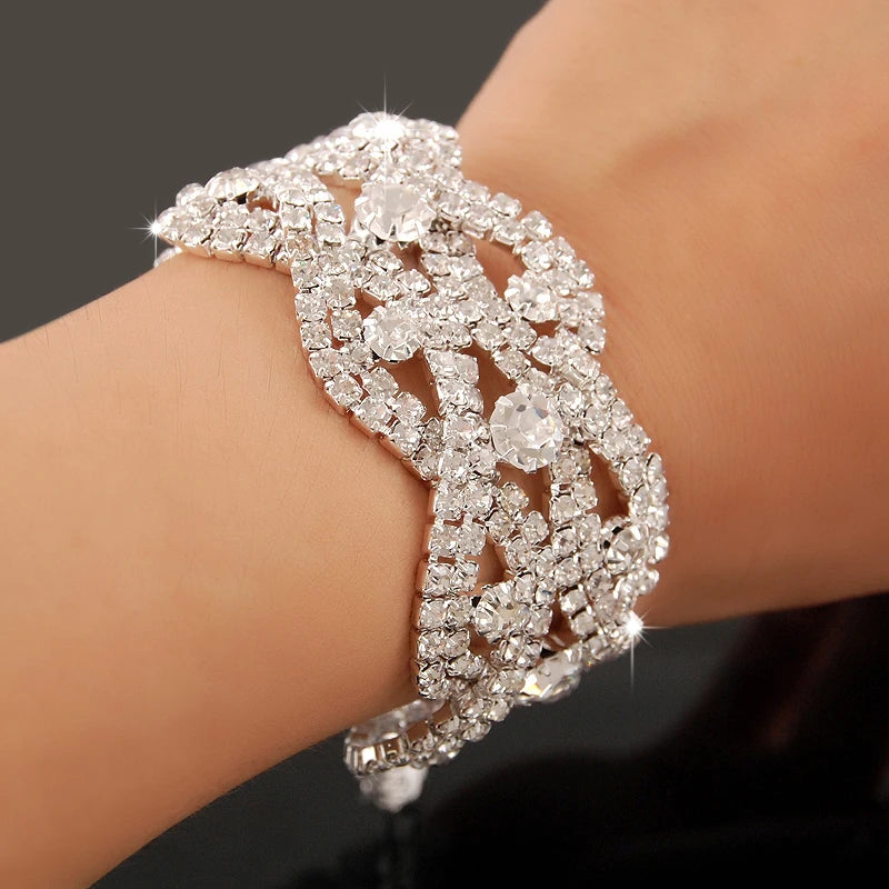 Moonlit Serenade Crystal Bracelet