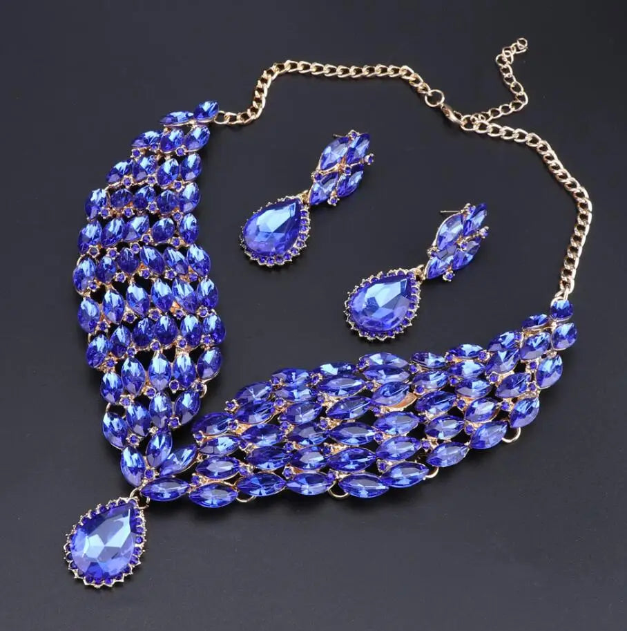 Spectrum Splendor Gemstone Jewellery Set - Glamourize 