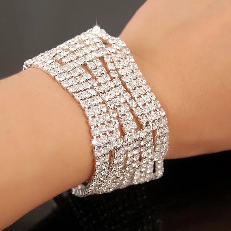 Moonlit Serenade Crystal Bracelet