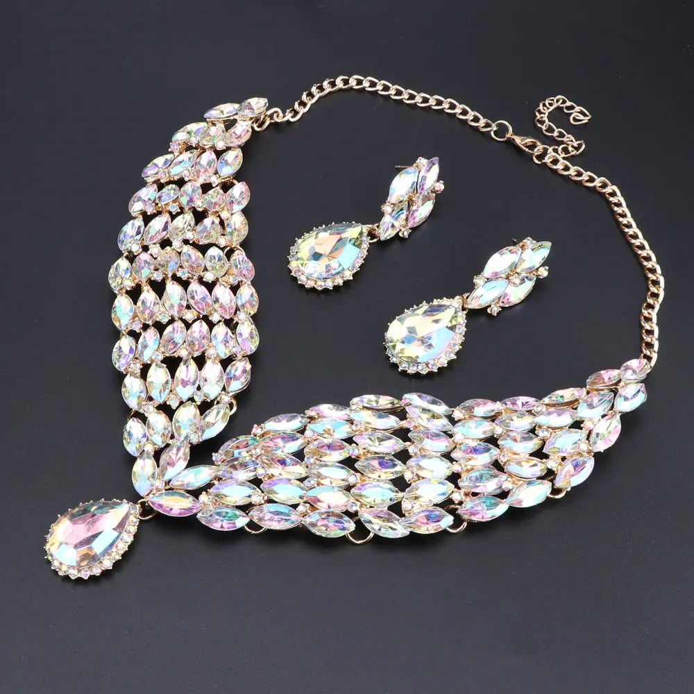 Spectrum Splendor Gemstone Jewellery Set - Glamourize 
