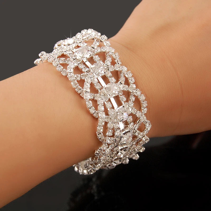 Moonlit Serenade Crystal Bracelet