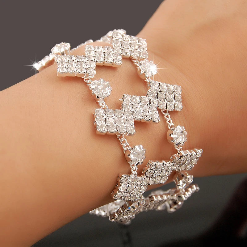 Moonlit Serenade Crystal Bracelet