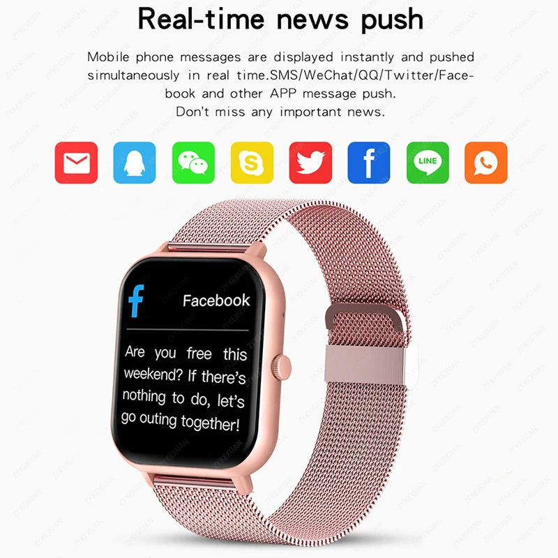 ZYKEXUAN Tech Bloom: Fitness & Wellness Wristwear Unisex