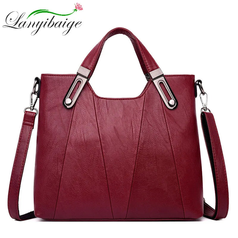 Designer Luxury Vegan Leather Shoulder Bag - Glamourize 