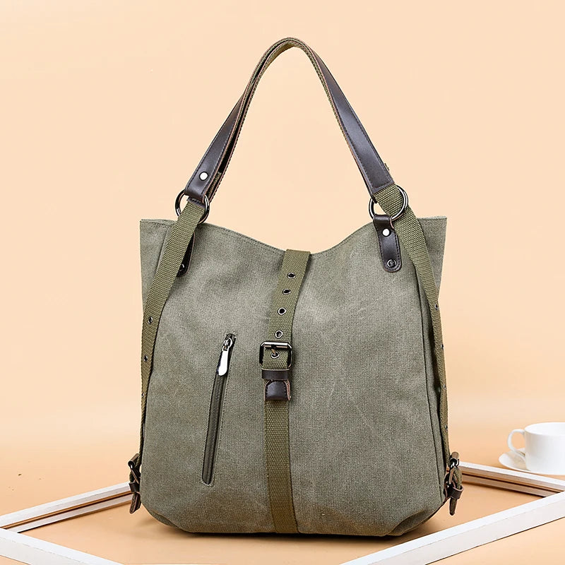 Eco-Chic Canvas Carryall - Glamourize 