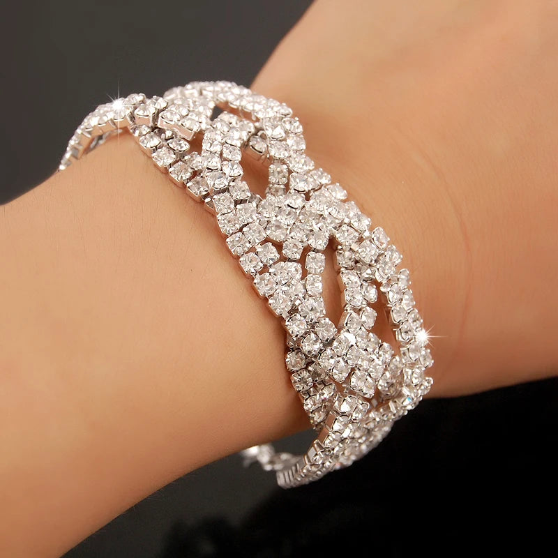 Moonlit Serenade Crystal Bracelet