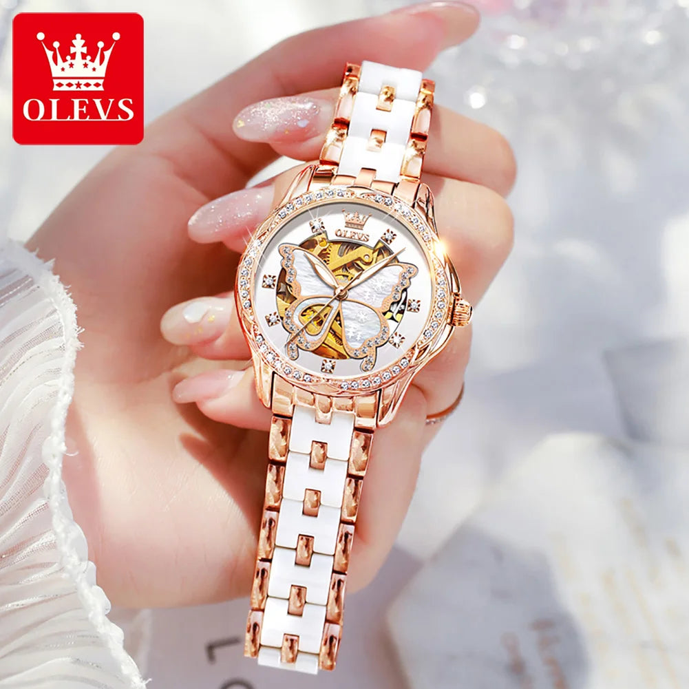 OLEVS Butterfly Mechanical Women’s Watch and Set