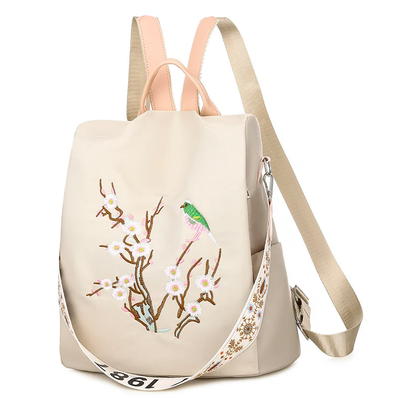 Embroidery and Print Waterproof Anti-Theft  Backpacks and Tote Bags - Glamourize 