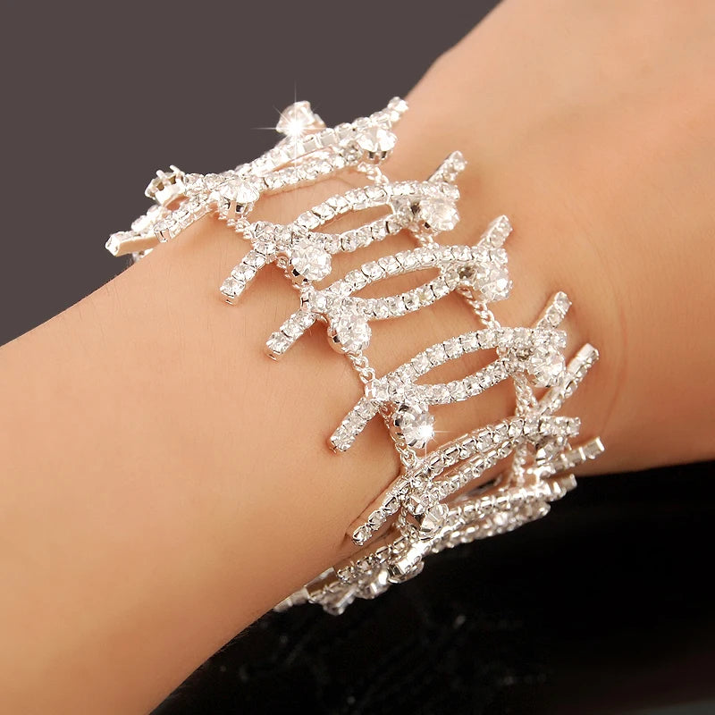 Moonlit Serenade Crystal Bracelet