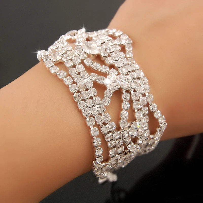 Moonlit Serenade Crystal Bracelet