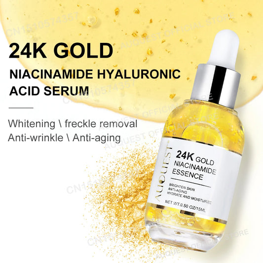 AUQUEST’s 24K Gold Niacinamide Essence