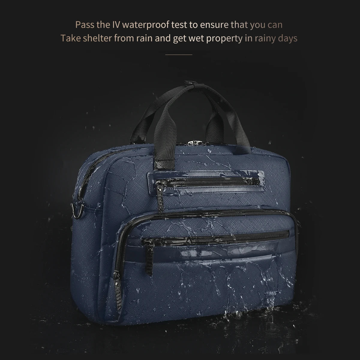 Waterproof 12-14 inch Laptop Shoulder Bag - Glamourize 