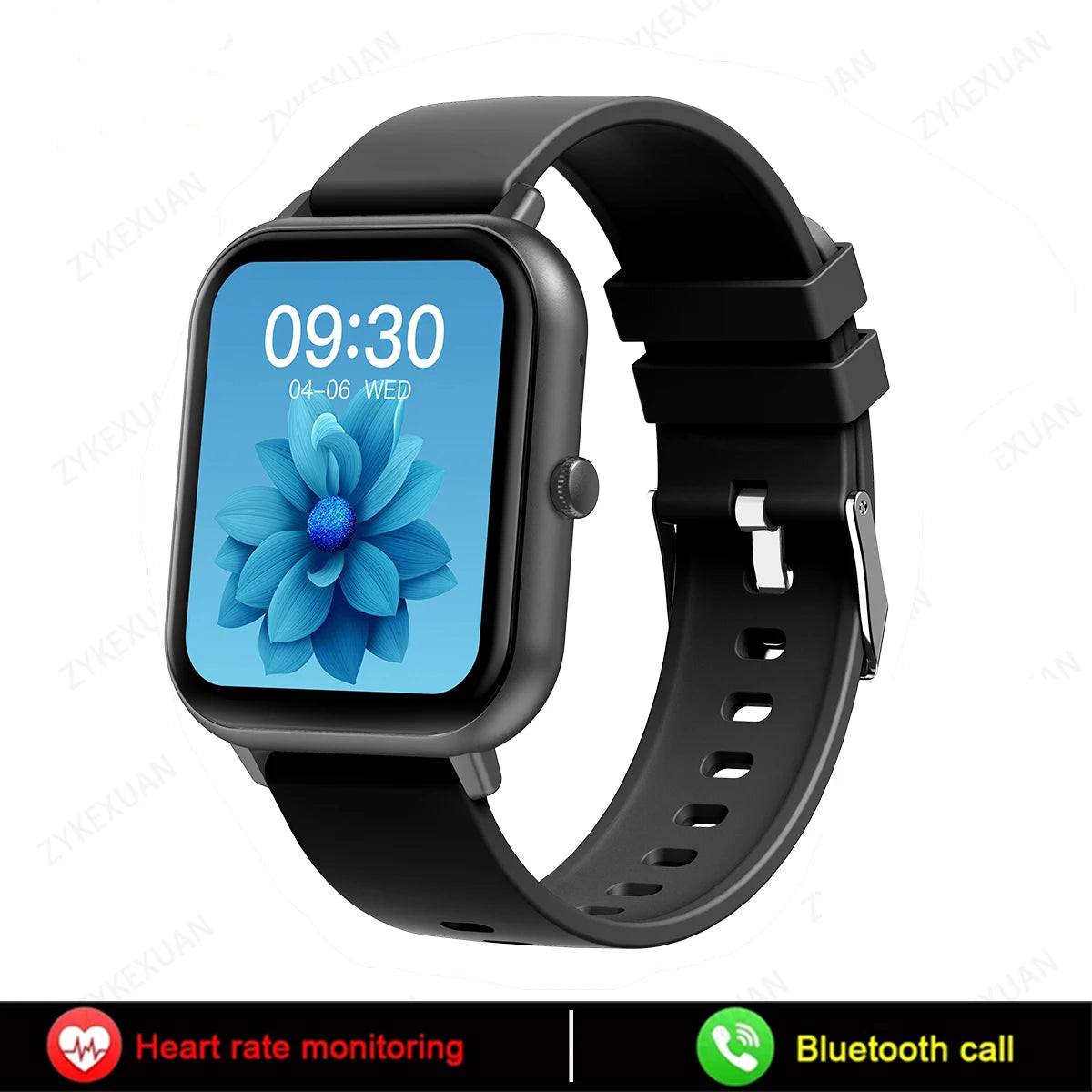 ZYKEXUAN Tech Bloom: Fitness & Wellness Wristwear Unisex