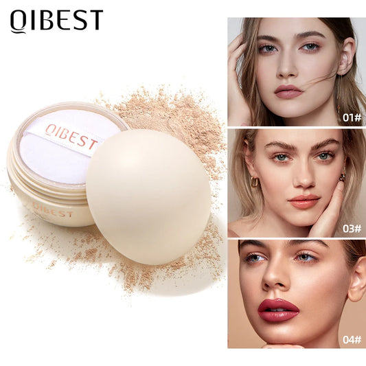 QiBest Matte Finish Loose Powder: Unlock Flawless Beauty