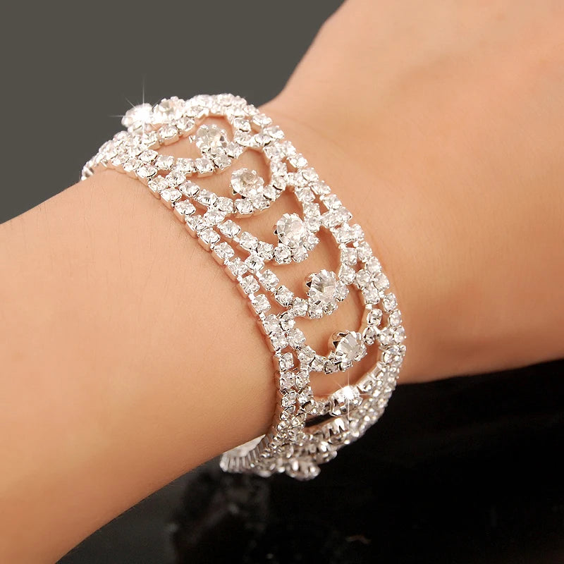 Moonlit Serenade Crystal Bracelet