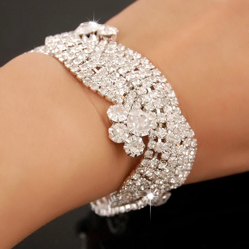 Moonlit Serenade Crystal Bracelet