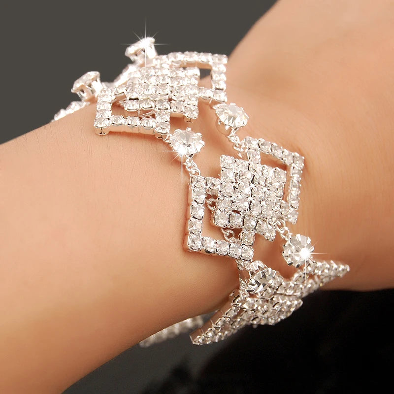 Moonlit Serenade Crystal Bracelet