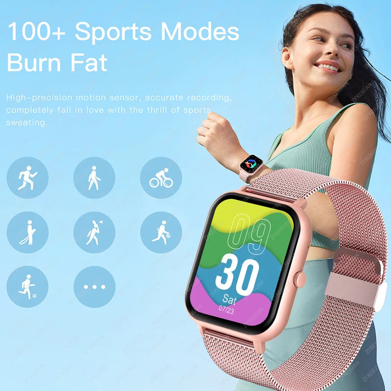 ZYKEXUAN Tech Bloom: Fitness & Wellness Wristwear Unisex