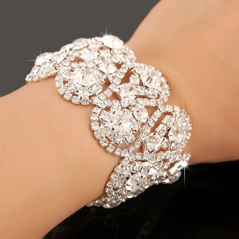 Moonlit Serenade Crystal Bracelet