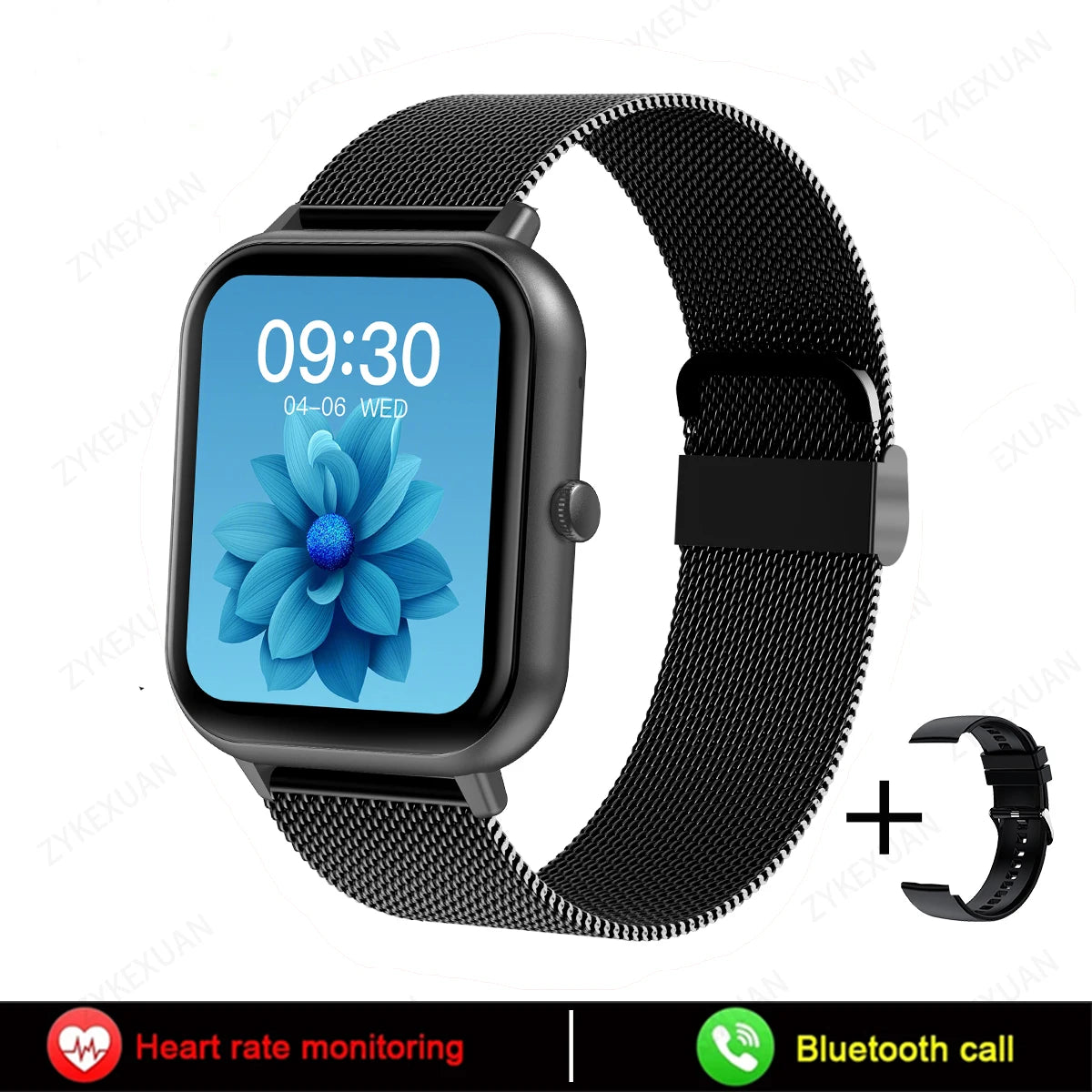 ZYKEXUAN Tech Bloom: Fitness & Wellness Wristwear Unisex